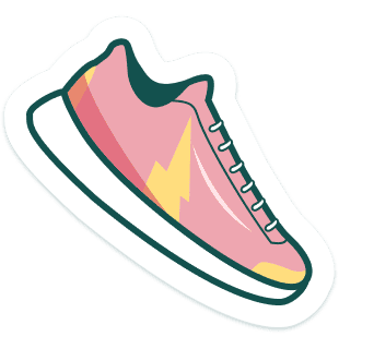 silhouette femme course